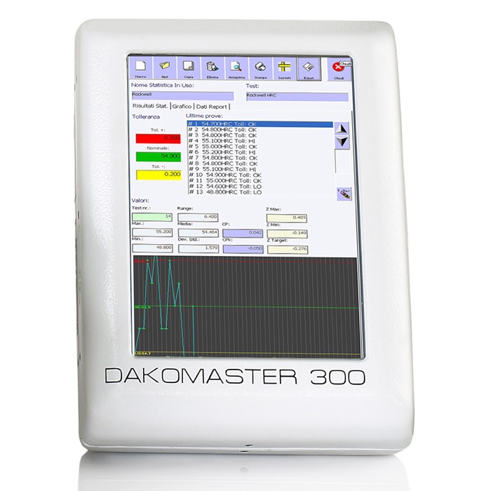 Rockwell hardness tester software