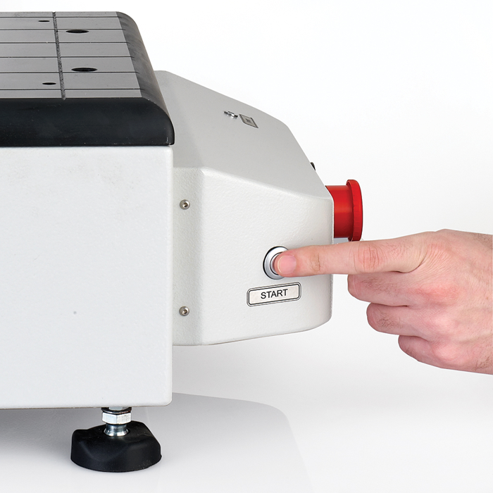Rockwell hardness tester one button measurements