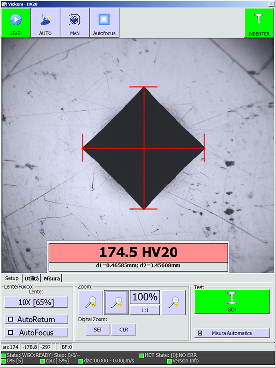 Universal hardness tester software